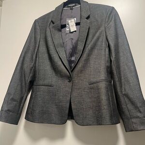 Express Women's Charcoal Blazer Jacket